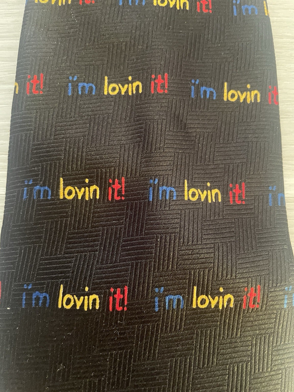 McDonald’s Manager Tie – I’m Lovin it! Strap Tie