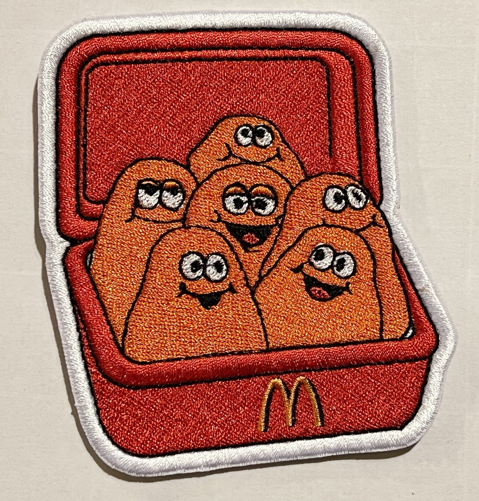 McNugget Buddies Embroidered figure Patch logo hamburger McDonalds Fast food