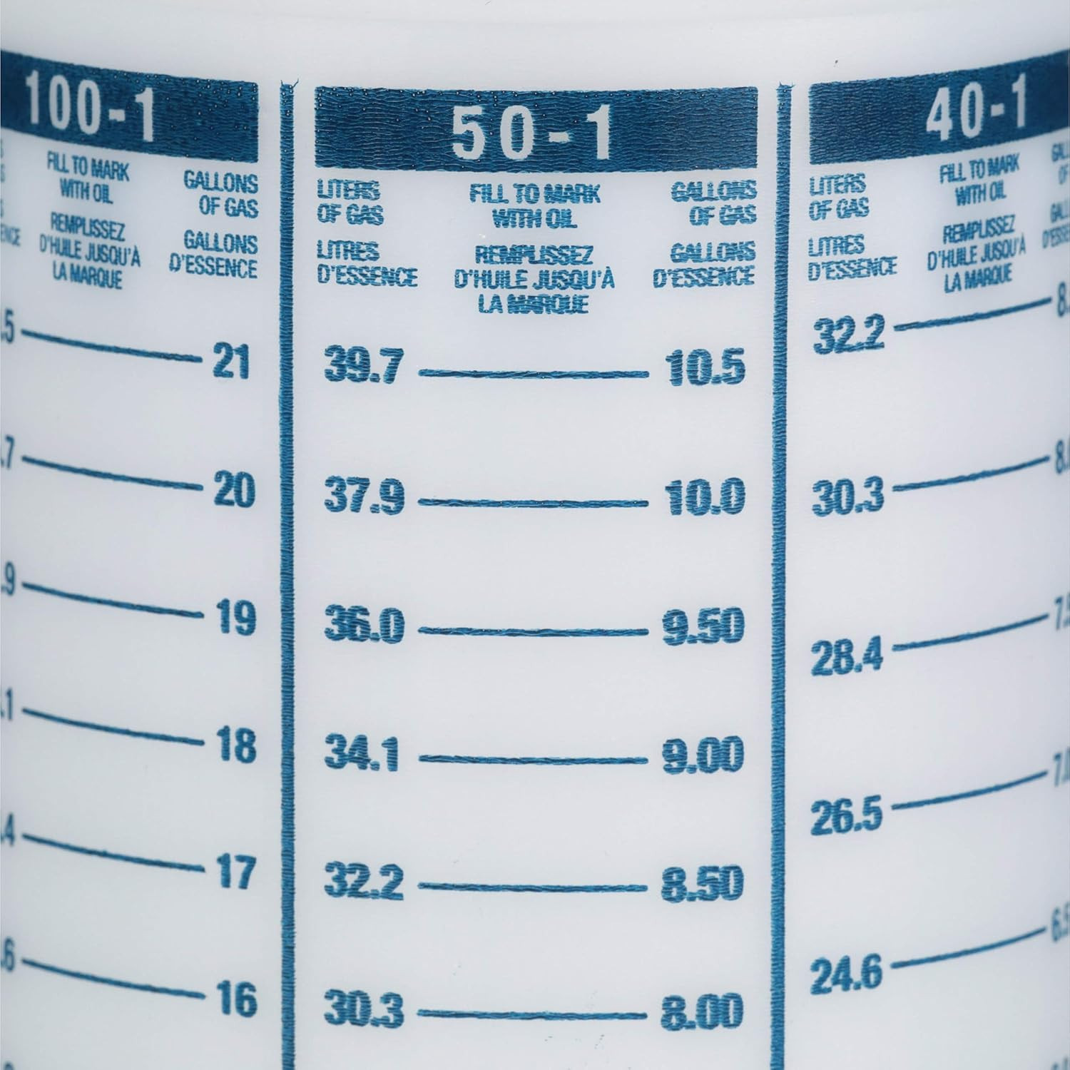 Wide-Mouth Marine Fuel and Oil Mixing Bottle, 1 Quart
