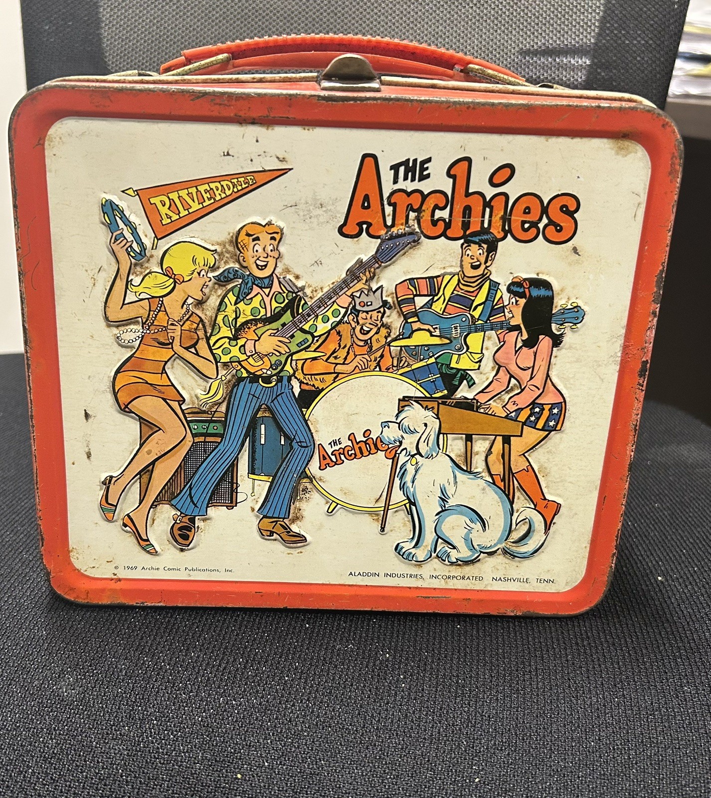 Vintage Aladdin Lunchbox+Thermos 1969 The Archie’s Betty and Veronica Unrestored