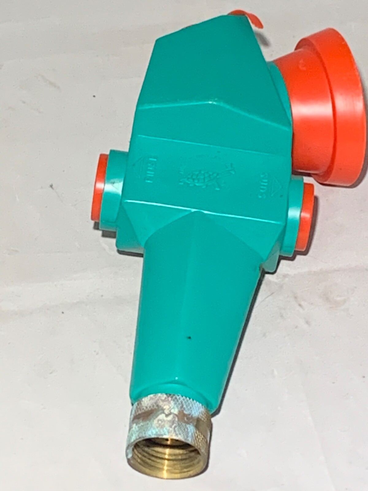 Vintage 8” tall Turtle Wax spray nozzle Rinse / Suds