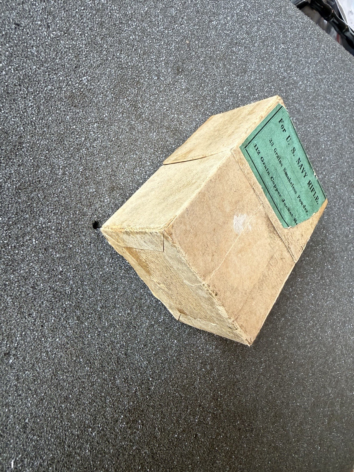 Rare Winchester Lee Navy Rifle 6mm Ammo Box Straight Pull
