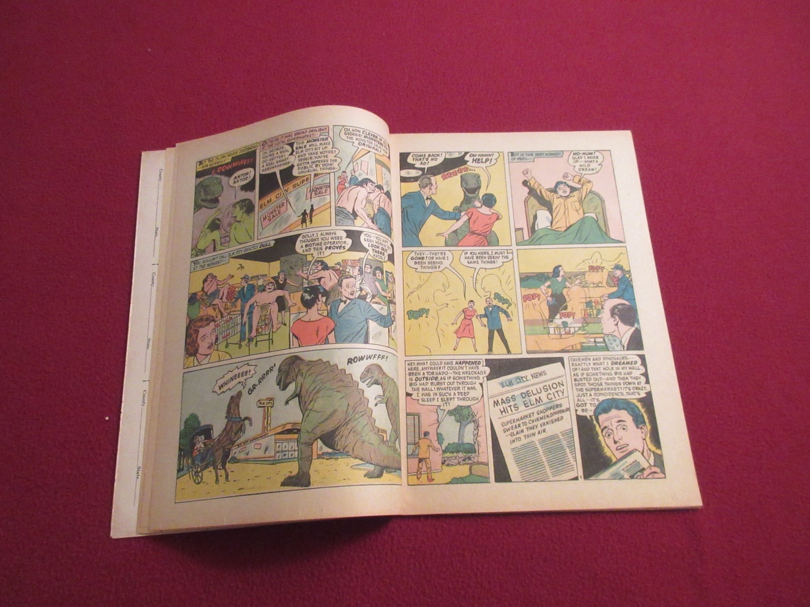 Rare 1960 2ed Issue Unknown Worlds American Comics Group Original & Complete