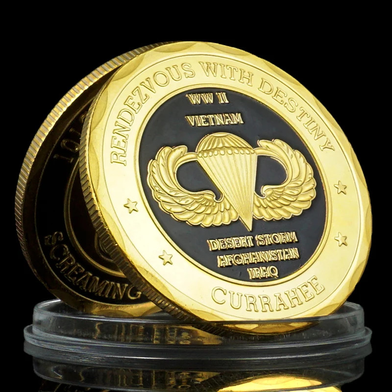 Army 101st Airborne Screaming Eagles Challenge Coin Collectable Commemorative