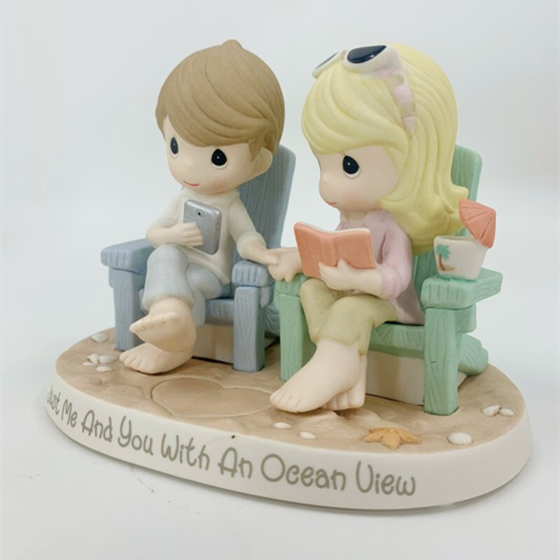 Precious Moments Just You And Me With An Ocean View Porcelain Figure