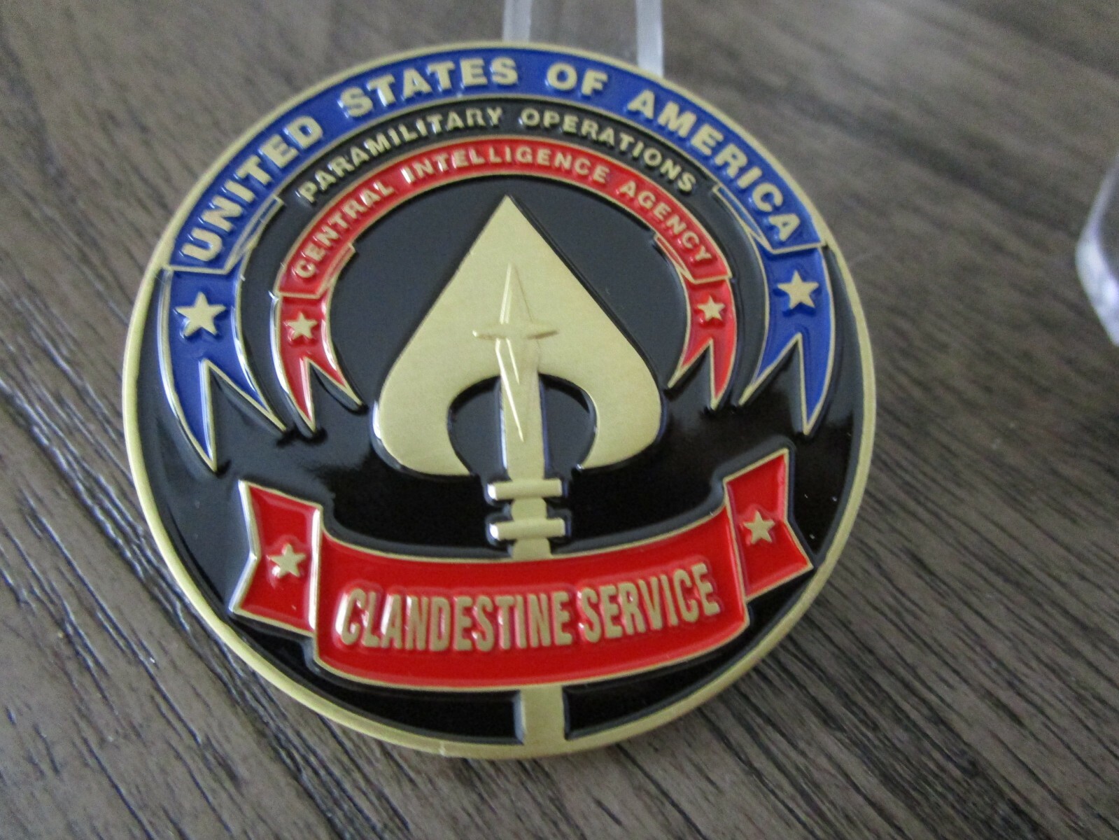 CIA Covert Special Operations Clandestine Service Lethal HUMINT Challenge Coin