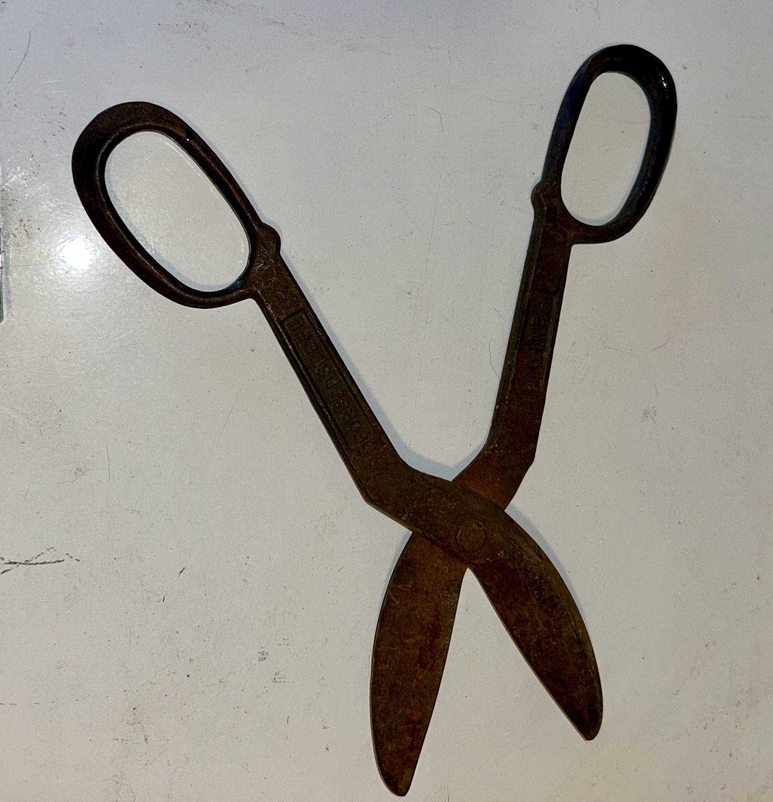 Vintage forged Steel Tin Snips/sheers 10 Inches