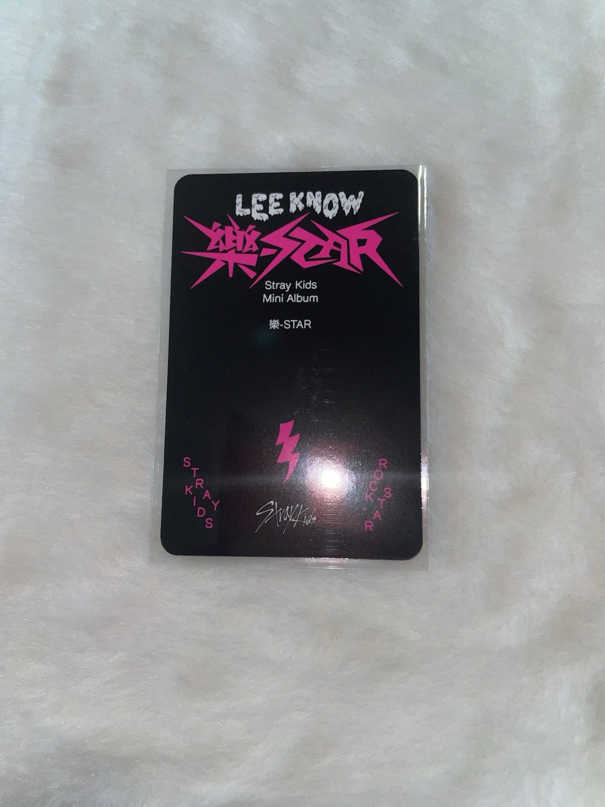 Stray Kids Lee Know 樂-STAR (ROCK-STAR) Mini Album Photocard Standard Size