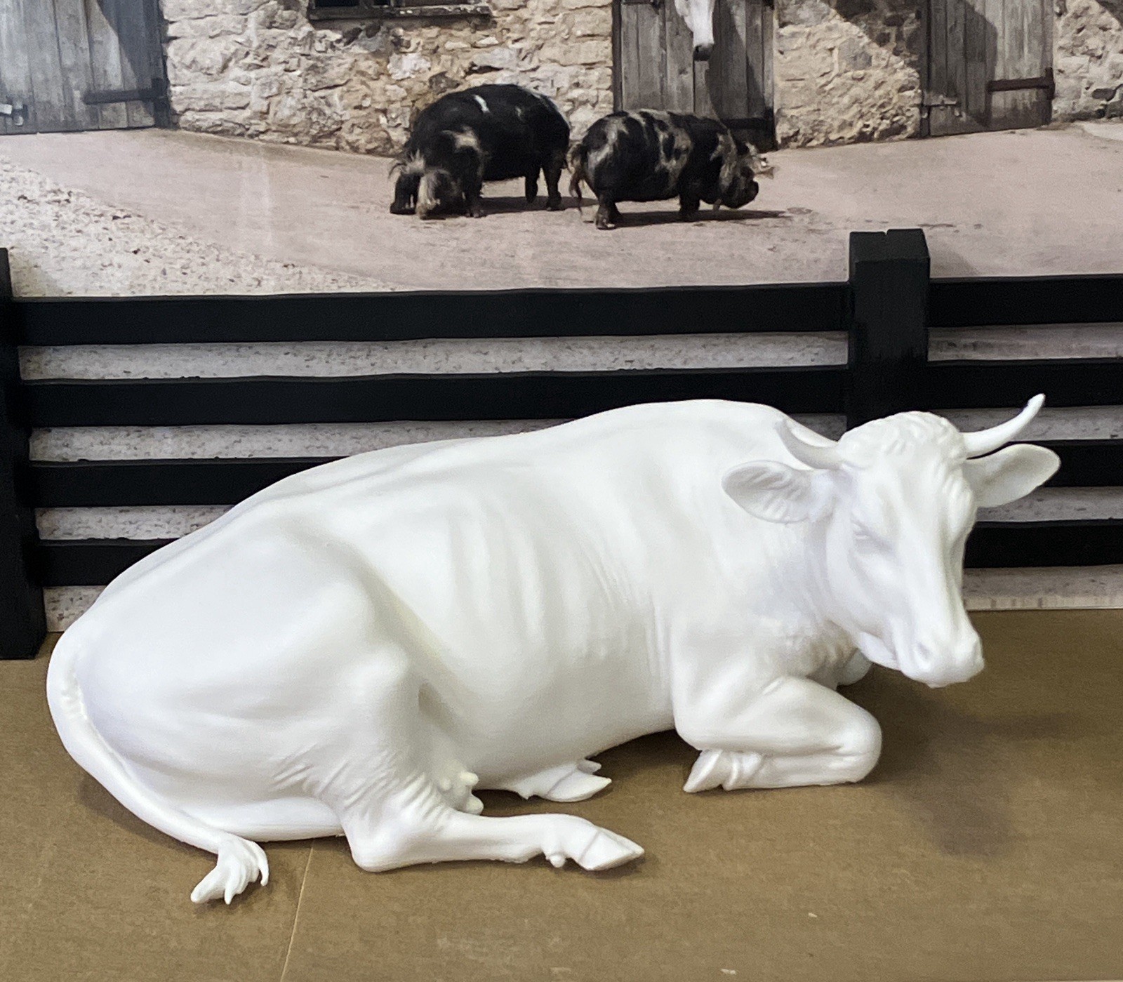 1:9 Traditional Lying Down Model Cow Heifer 3D Print For Breyer Horses Cattle