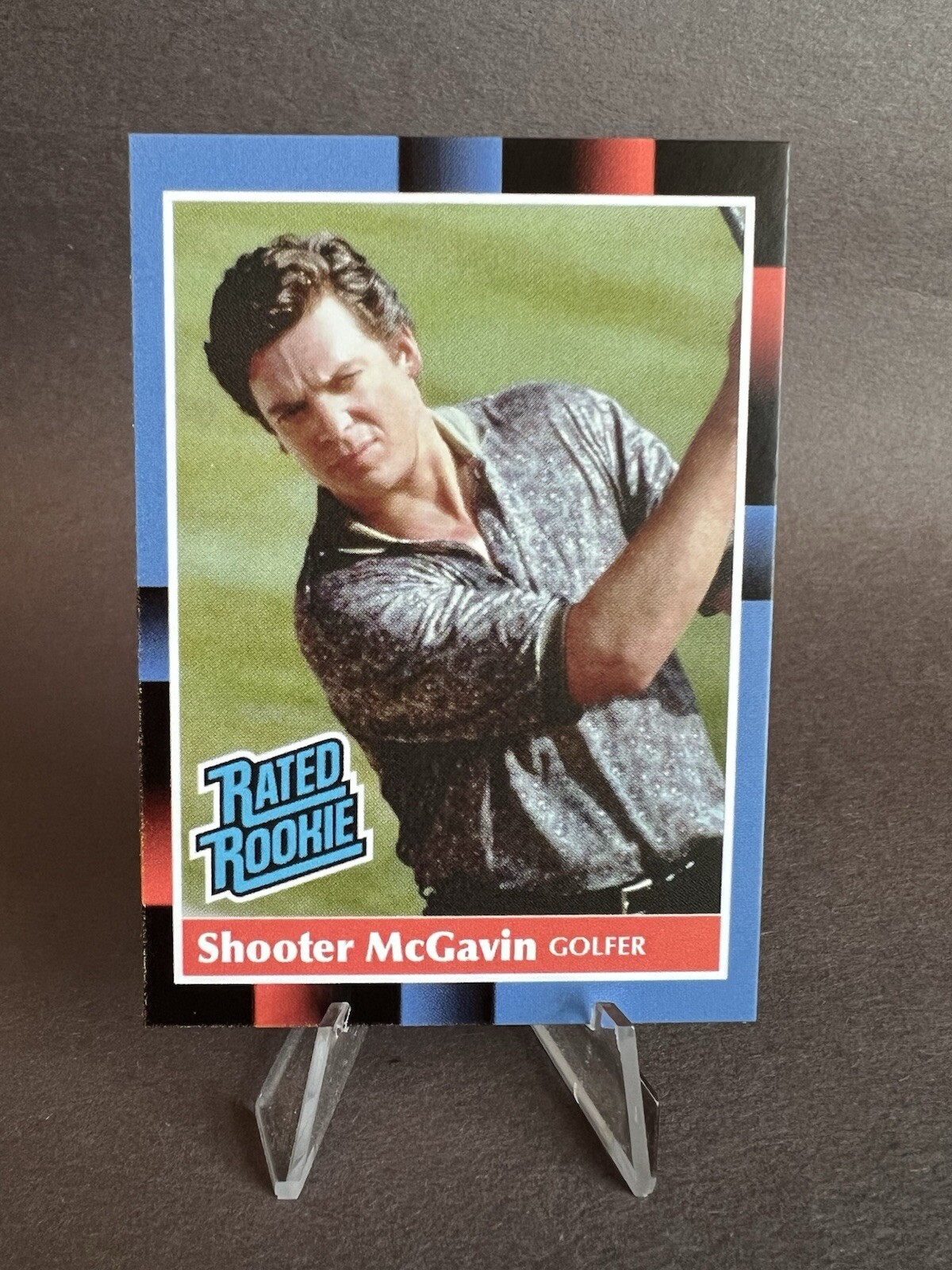 Shooter McGavin Custom Baseball Card – Donruss Rated Rookie – Happy Gilmore