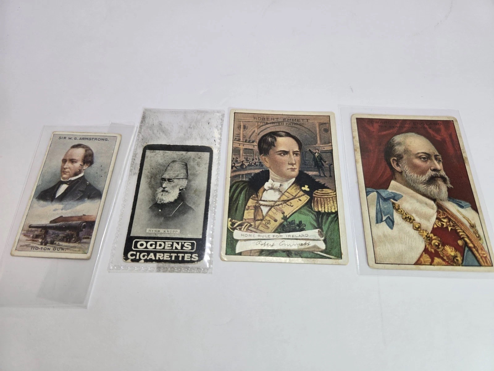 Antique Cigar Cigarette Cards Royal Bengals Ogdens Tab Cigarettes Men Of History