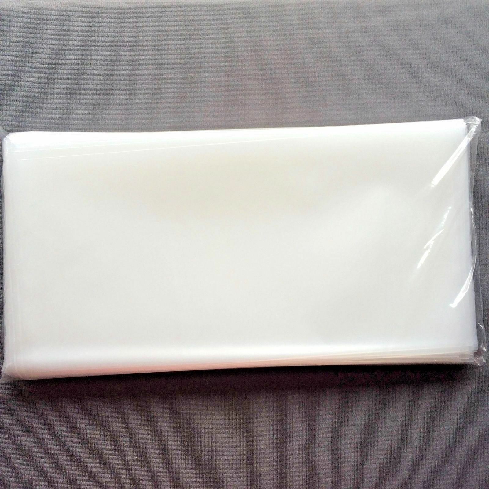 License Plate Sleeves 7x 14in 4 mil Thick Poly Bags Vtg Car Tag Storage Protect