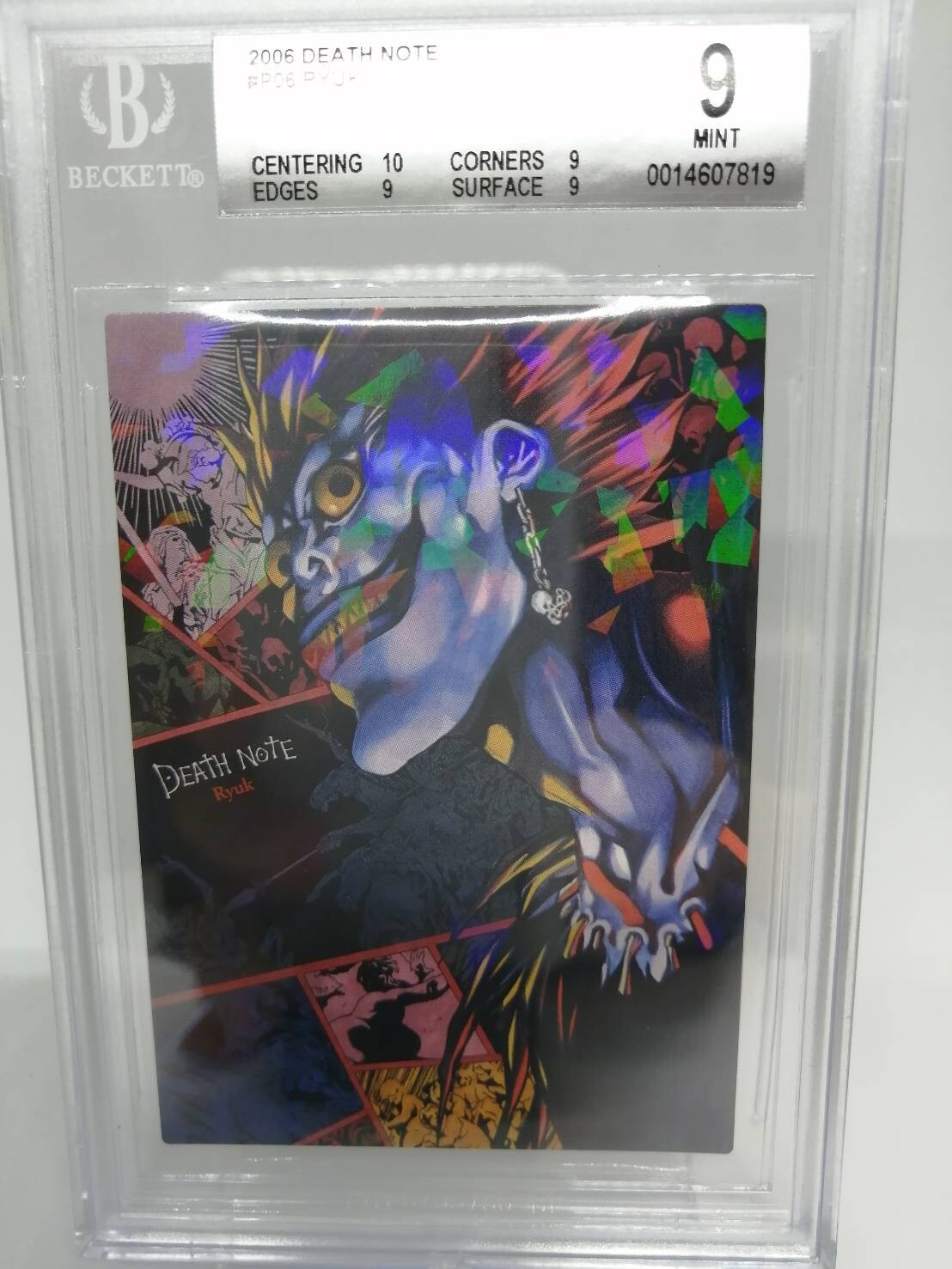 Death Note Trading Card P Parallel JPN Beckett BGS 9 Ryuk #P06