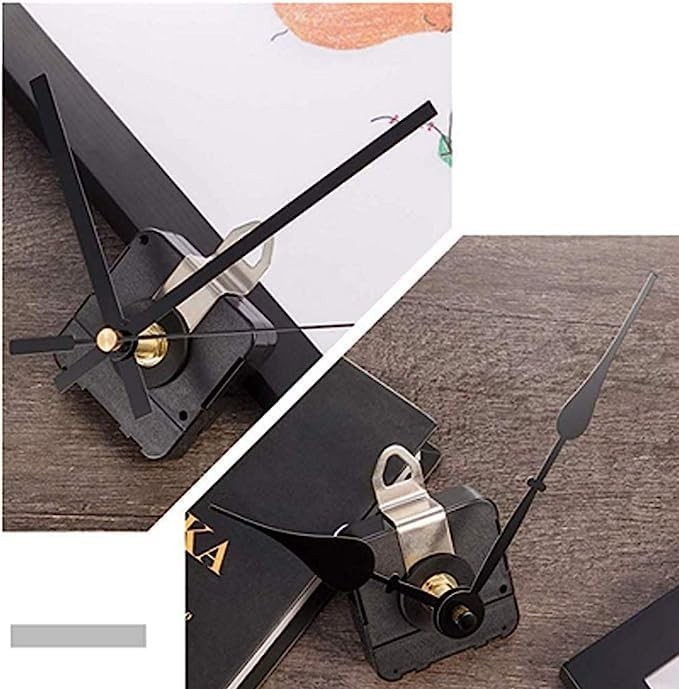 DIY Silent Clock Movement Replacement Kit – Long & Short Shaft Options Included
