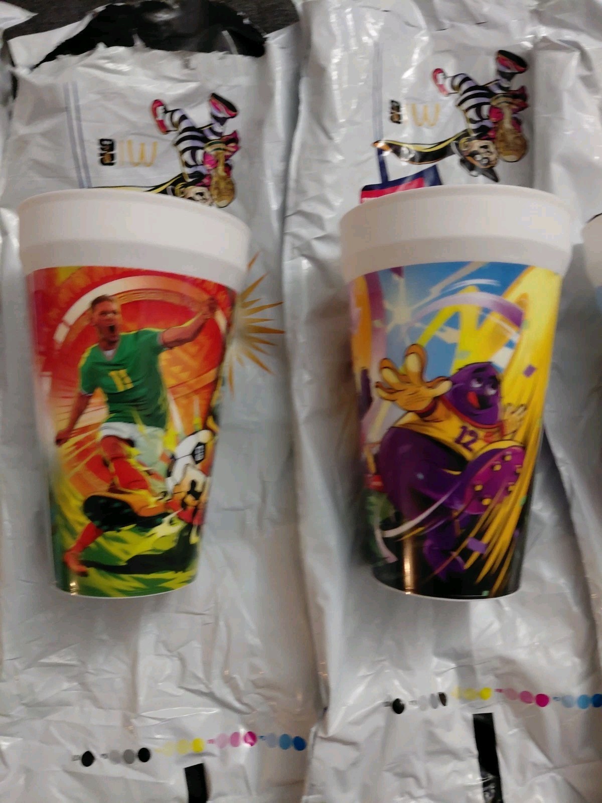 MCDONALDS 2026 FIFA WORLD CUP Adult Meal Complete set of 9 Cups (OPENED)