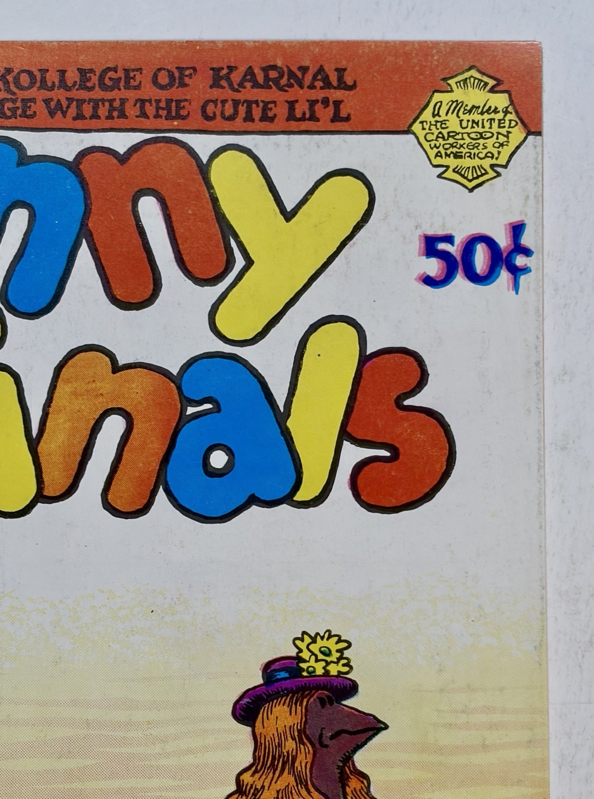 FUNNY ANIMALS 1972 Apex Novelties-R.Crumb, Art Spiegelman (1st MAUS) UNDERGROUND