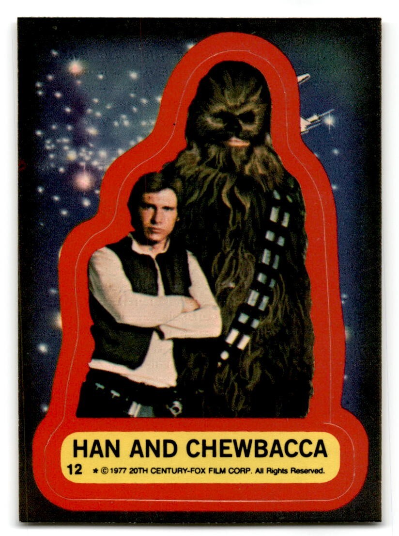 1977 Star Wars Stickers Series 1 2 3 4 5 Complete Your Set You Choose Han Solo