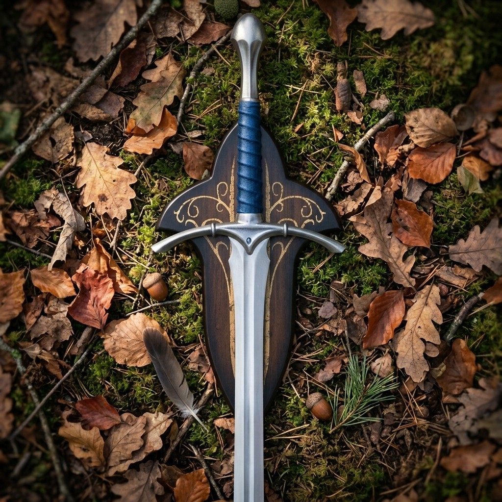 Handmade Gondolin Sword, Rings of the Power Inspired Movie Replica, 44 Inch