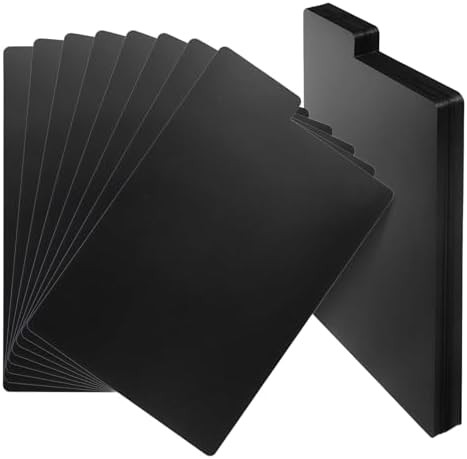Comic Book Dividers 70 Pcs Black Tall Tabs Plastic Storage Organization