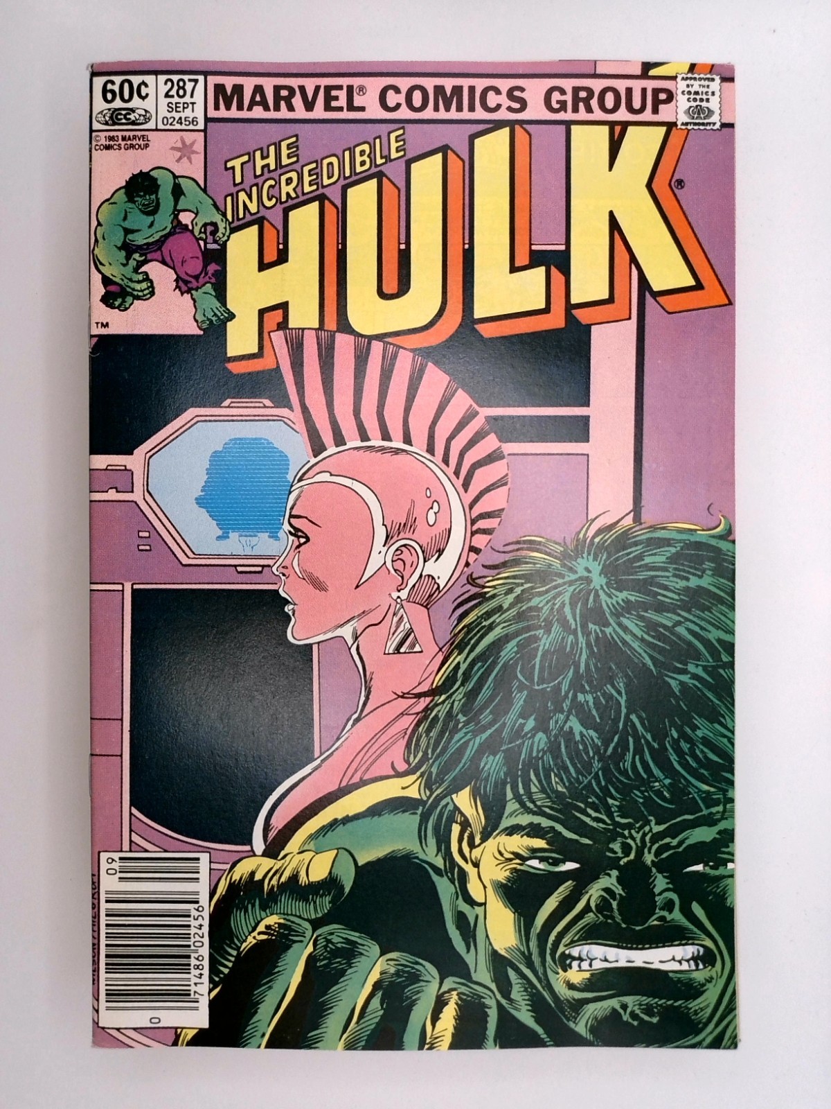 Incredible Hulk #287 Marvel 1983 Mark Jewelers Insert / Hard To Find Sharp Copy