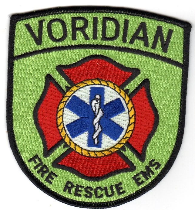Voridian Fire Rescue EMS Patch ( See Item Condition )