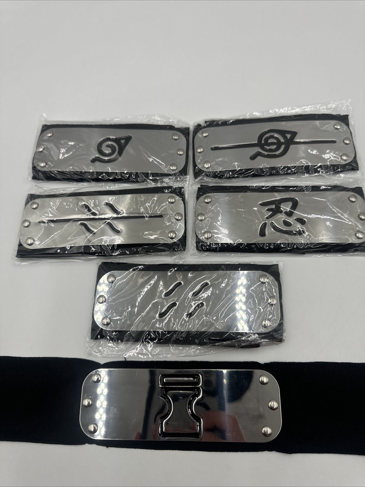 Naruto Headband Set(black) 6 Pk