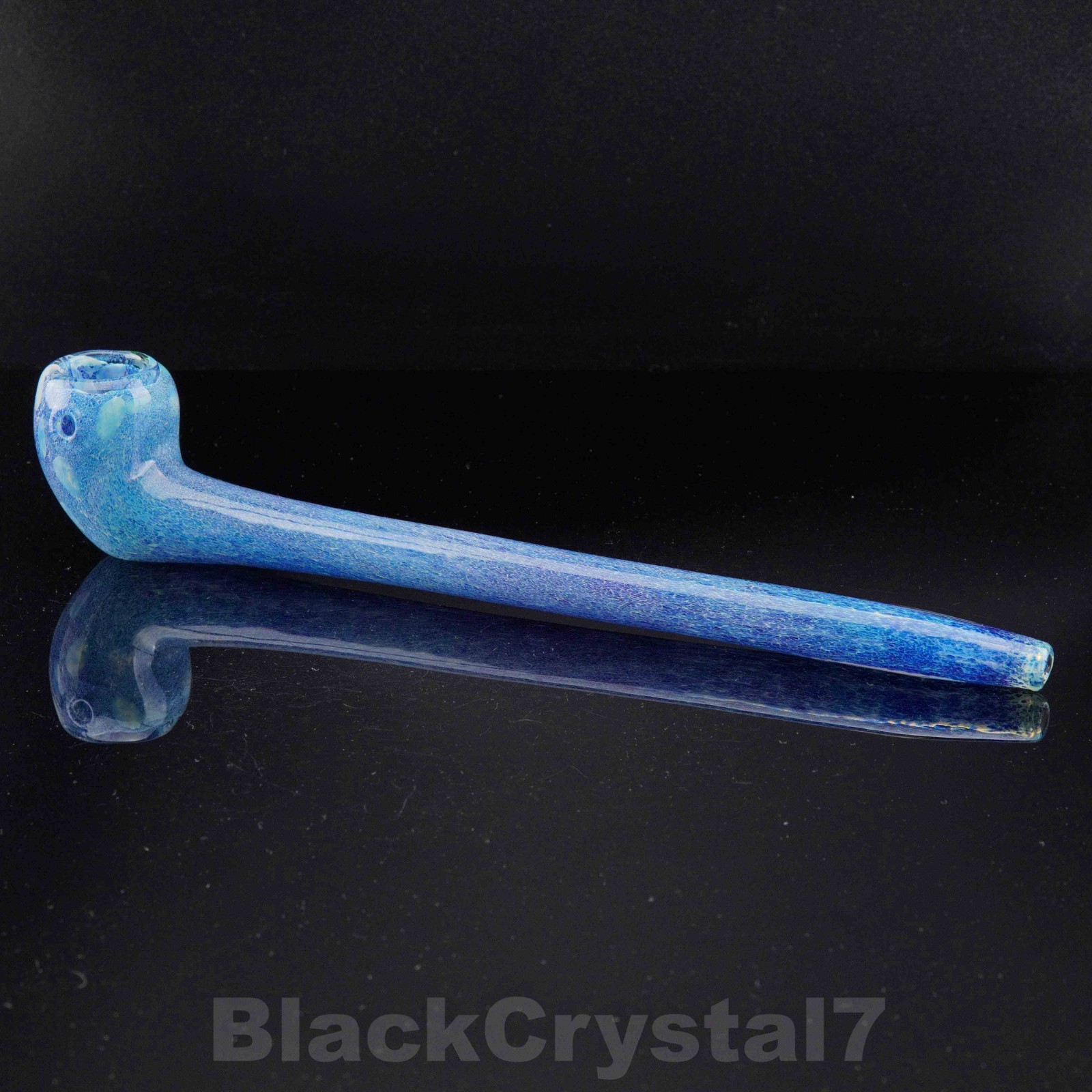 13″ Handmade Black Elegance Gandalf Sherlock Tobacco Smoking Bowl Glass Pipes