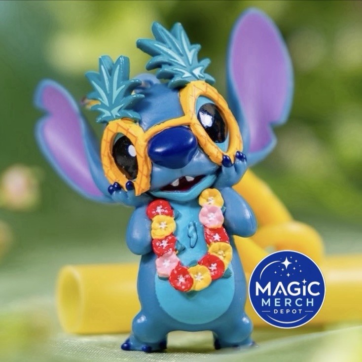 Disney Parks 2026 Tropical Stitch Yellow Straw Clip 626 Day NEW