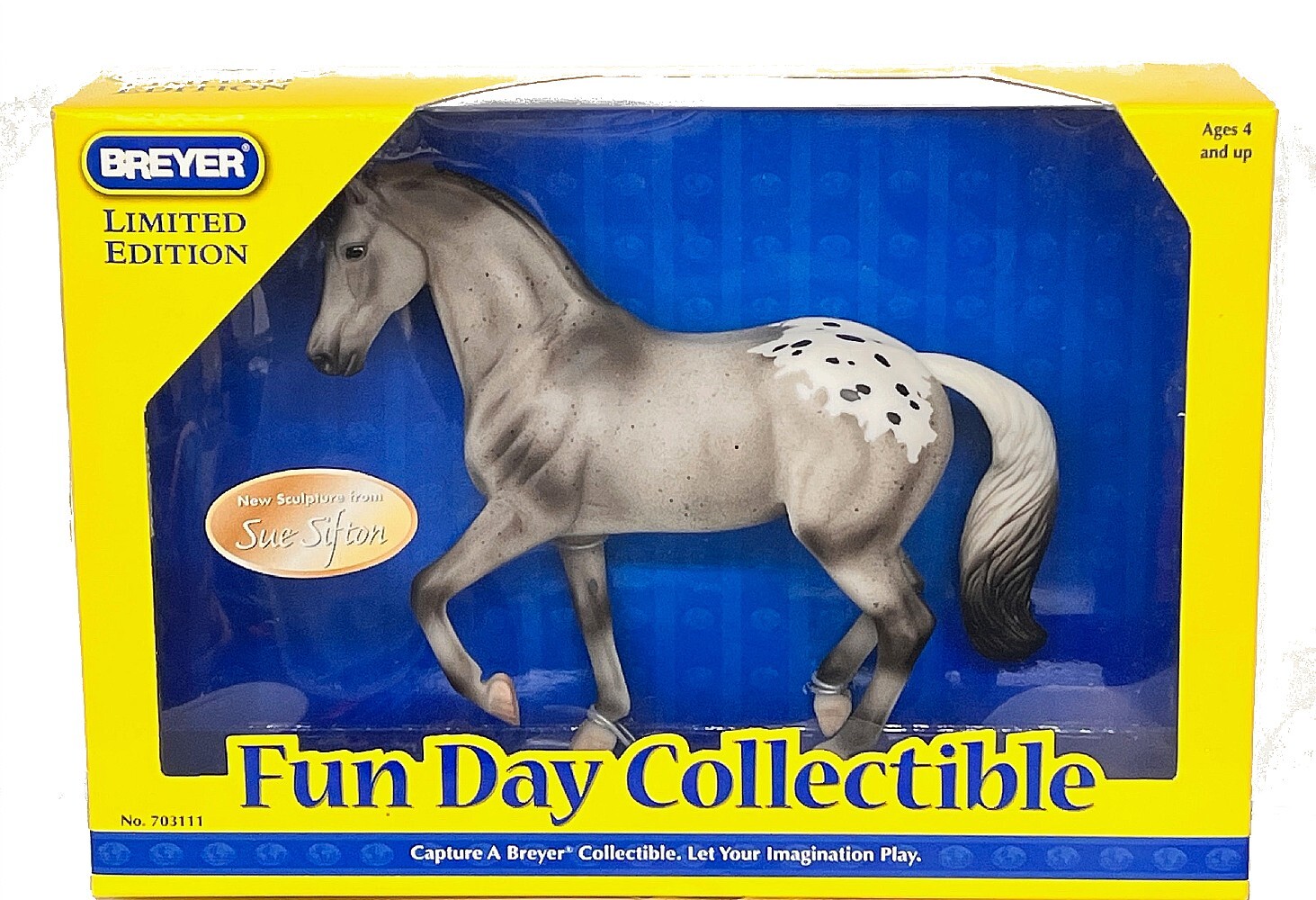 BREYER FUN DAY COLLECTIBLE #703111 CLASSIC TIVOLI KNABSTRUP STALLION NIB