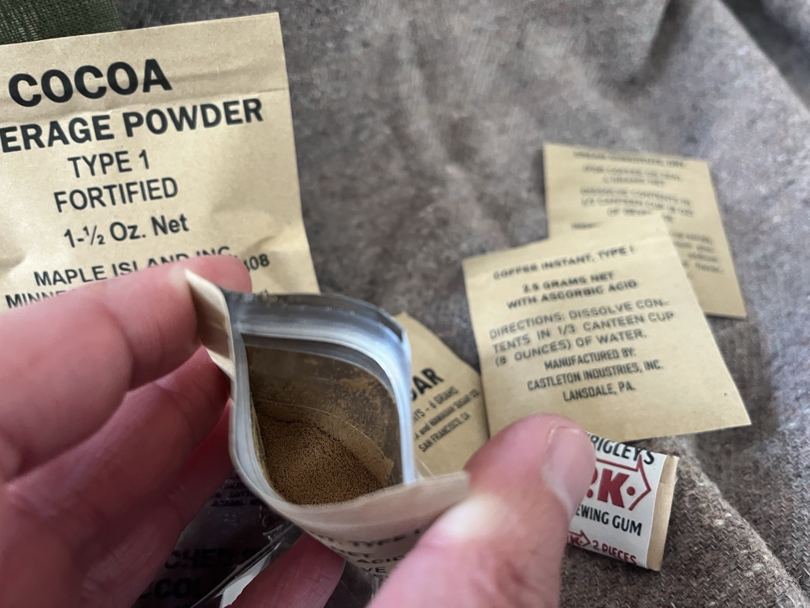 Vietnam Long Range Patrol Ration – Fully Edible And Refillable Ration Kit