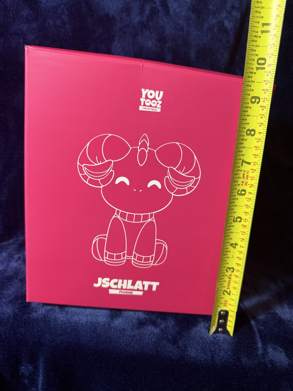 BRAND NEW Un-Opened In Box! Jschlatt Ram Sit Plushie Youtooz Collectible