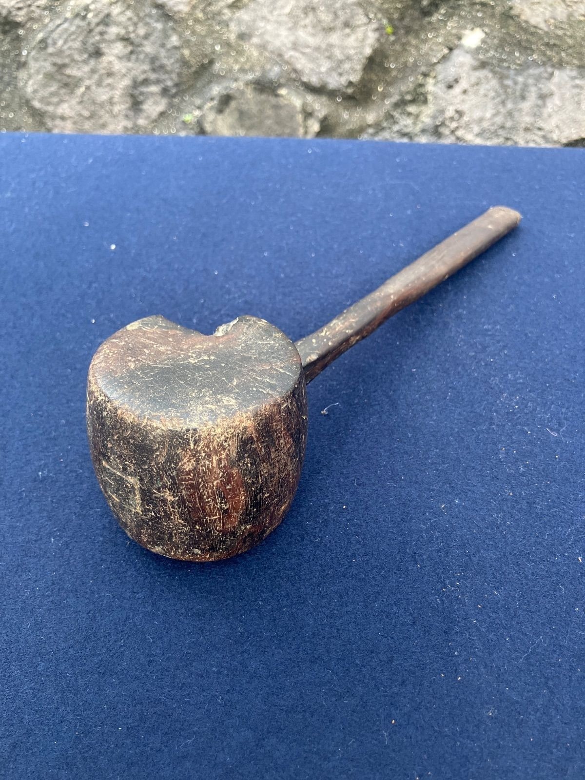 Vintage Japanese Wooden Mallet Hammer L12.2inch 12.0oz Carpenter Hand Tool #1320