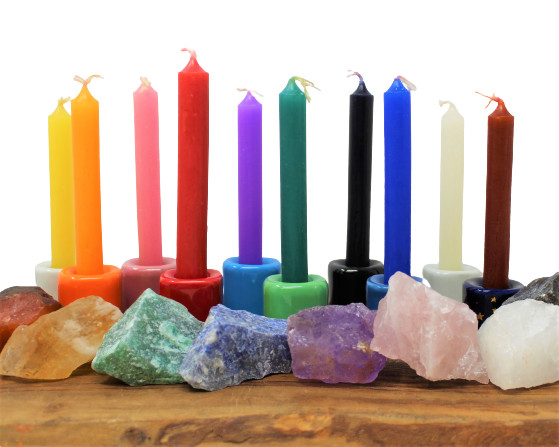 MINI 4″ 20 ASSORTED CANDLES MAGICK SET #2 (Spell Chime Altar Wicca Ritual)