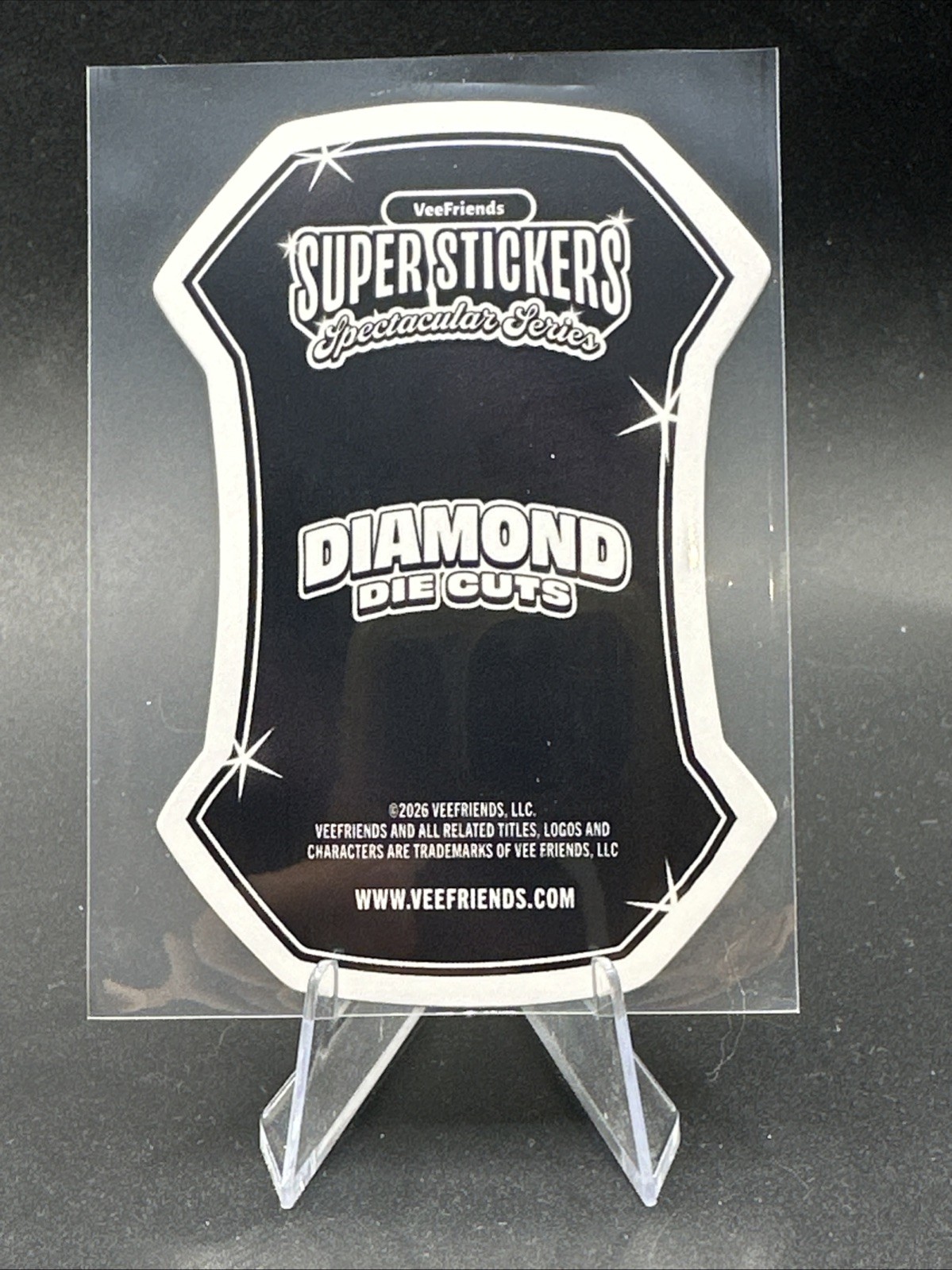 VeeFriends Super Stickers Spectacular Series Happy Hermit Crab Diamond Die-Cuts