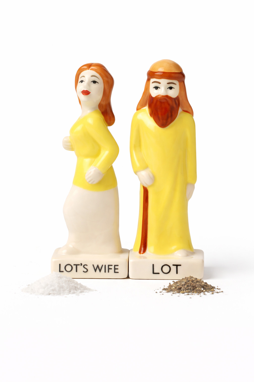 Lot’s Wife Salt and Pepper Shakers