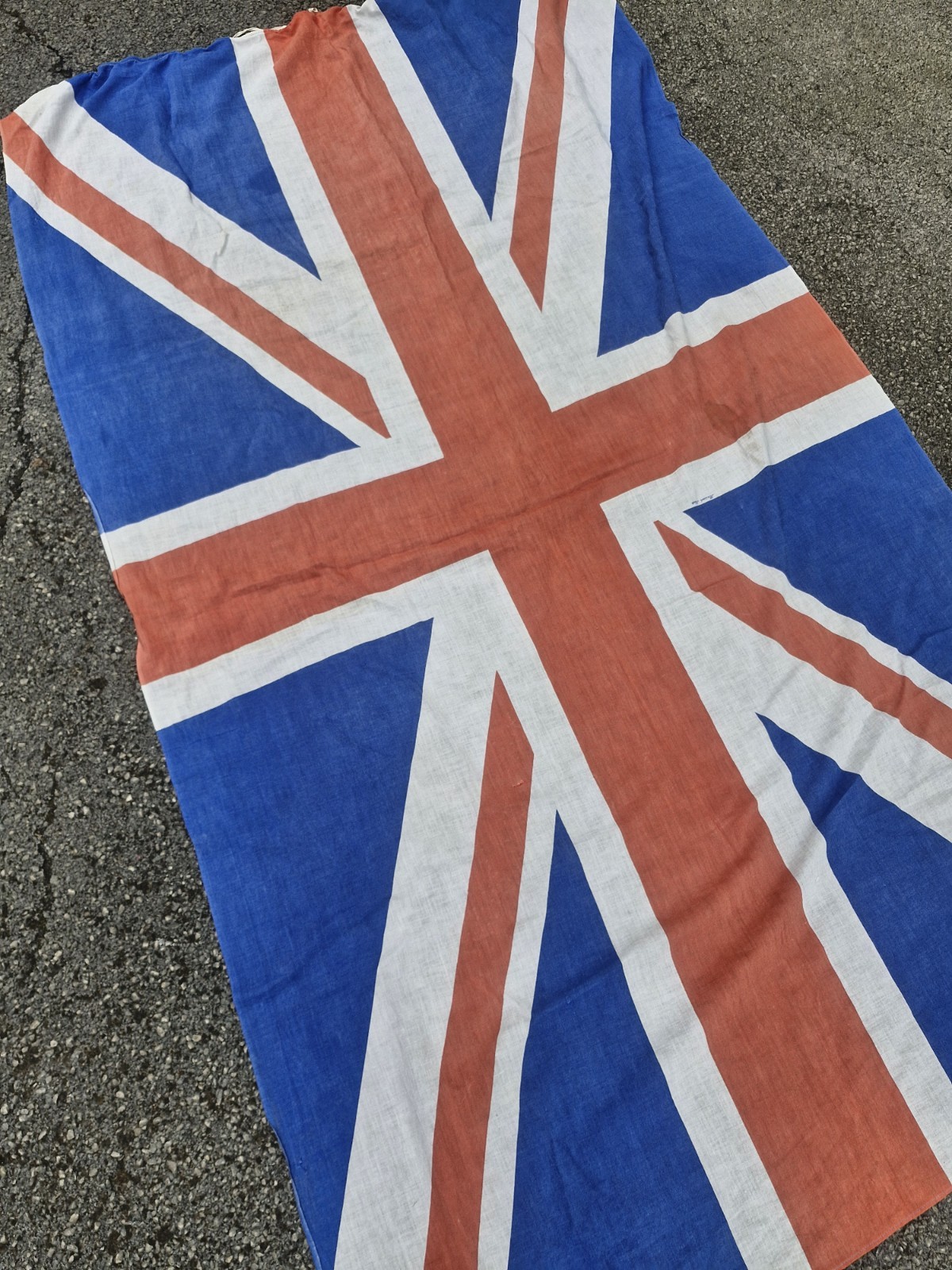 Vintage Cotton Union Jack Flag