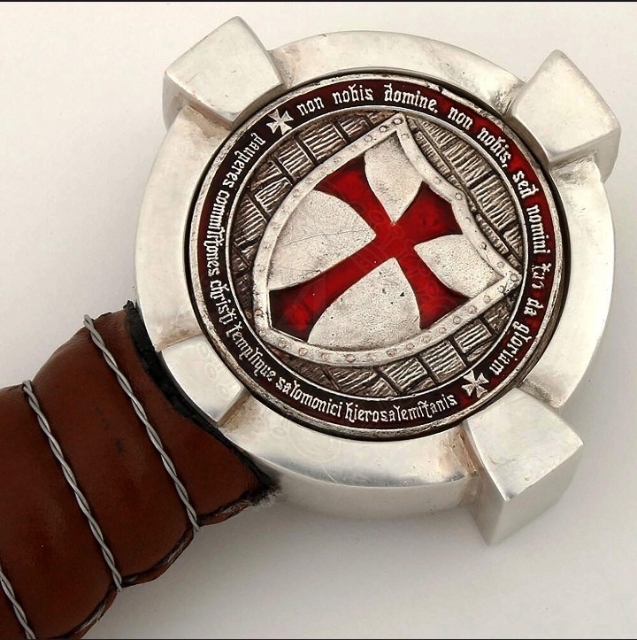 Handmade Knight Templar Sword Crusader Collectible Replica – free engraving