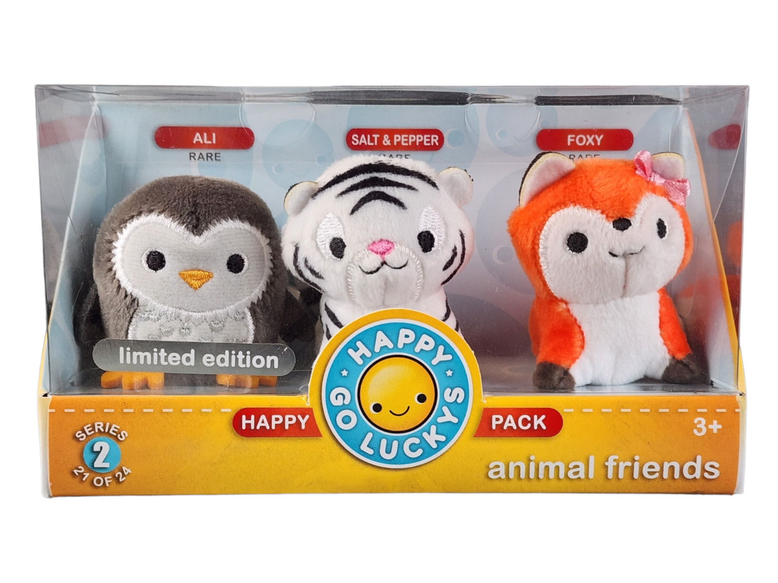 Hallmark Happy Go Luckys – Animal Friends – Ali, Salt/Pepper, Foxy – Series 2