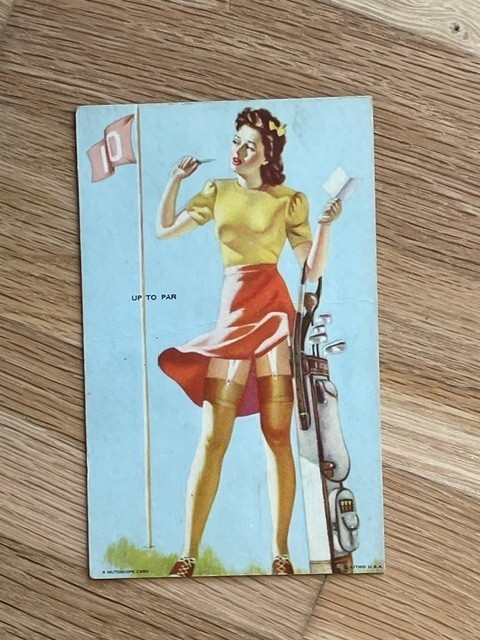 1942 Mutoscope Yankee Doodle Girls (W424-2f) – Up To Par (Golf)