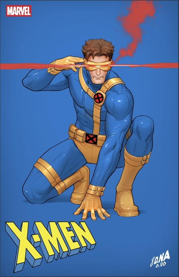 X-Men #33 David Nakayama Color Block Blue VAR 7/15/26 Marvel Comics
