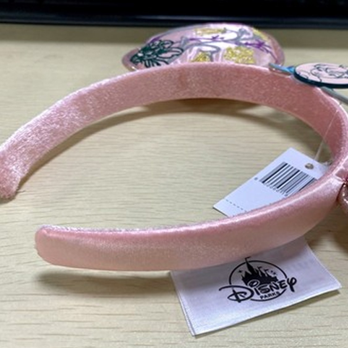 Disney.Parks Headband Pink Tinkerbell Paris Exclusive Ears Minnie Ears 2026 US