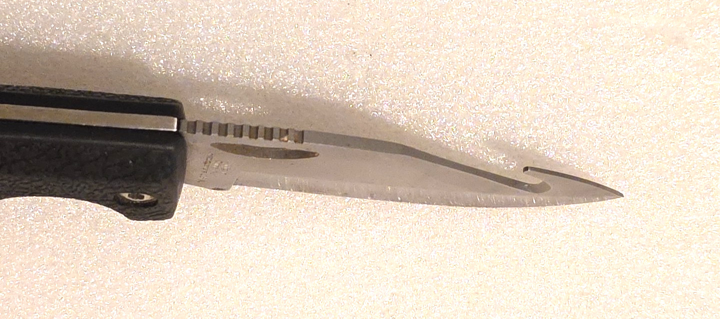 RARE Version Meyerco Blackie Collins Gut Hook Drop Point Knife 8.5″ Skinning A1