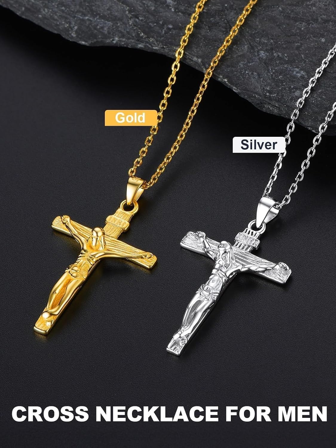 Meaningful Sterling Silver Crucifix Necklace – Perfect Gift for All Occasions
