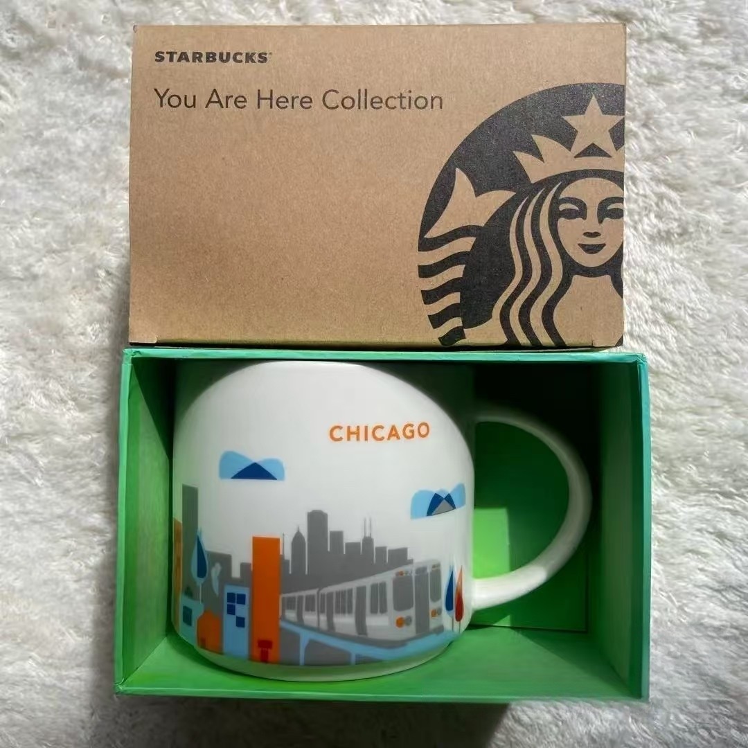 Starbucks 14OZ „You Are Here“ Collector’s Edition – Illinois Chicago City Mug