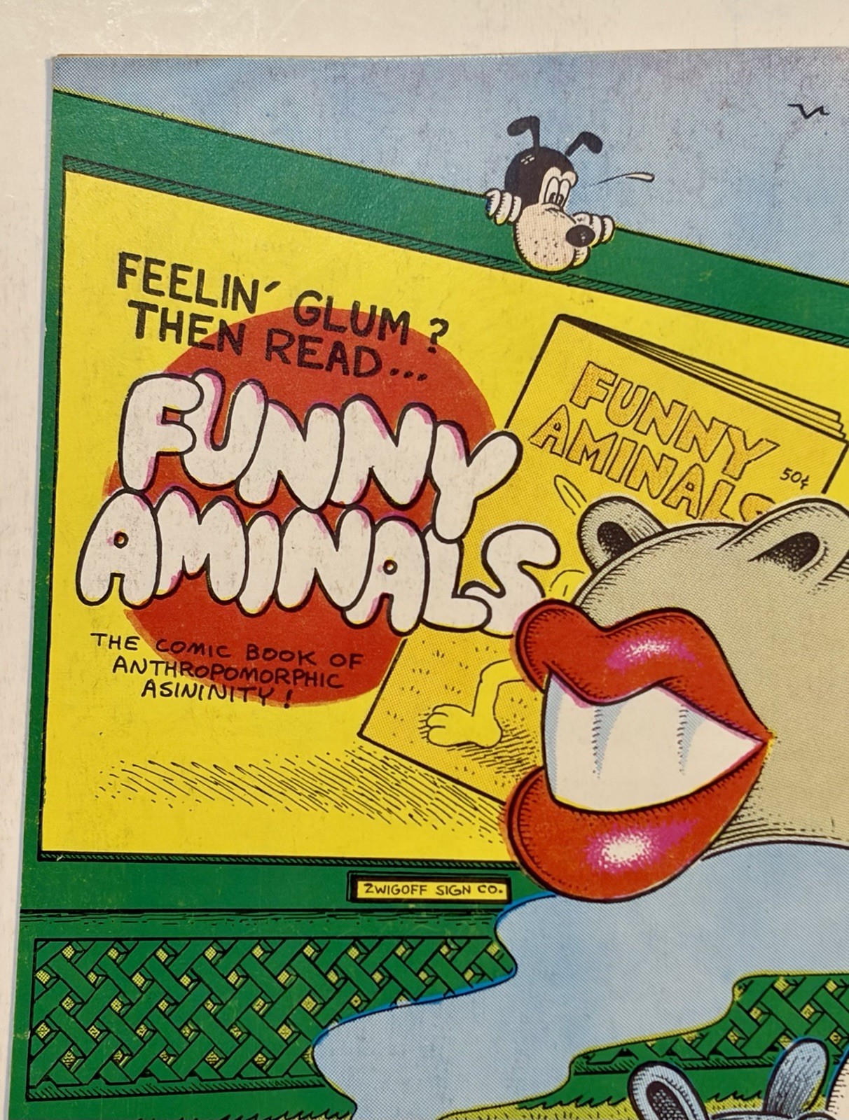FUNNY ANIMALS 1972 Apex Novelties-R.Crumb, Art Spiegelman (1st MAUS) UNDERGROUND