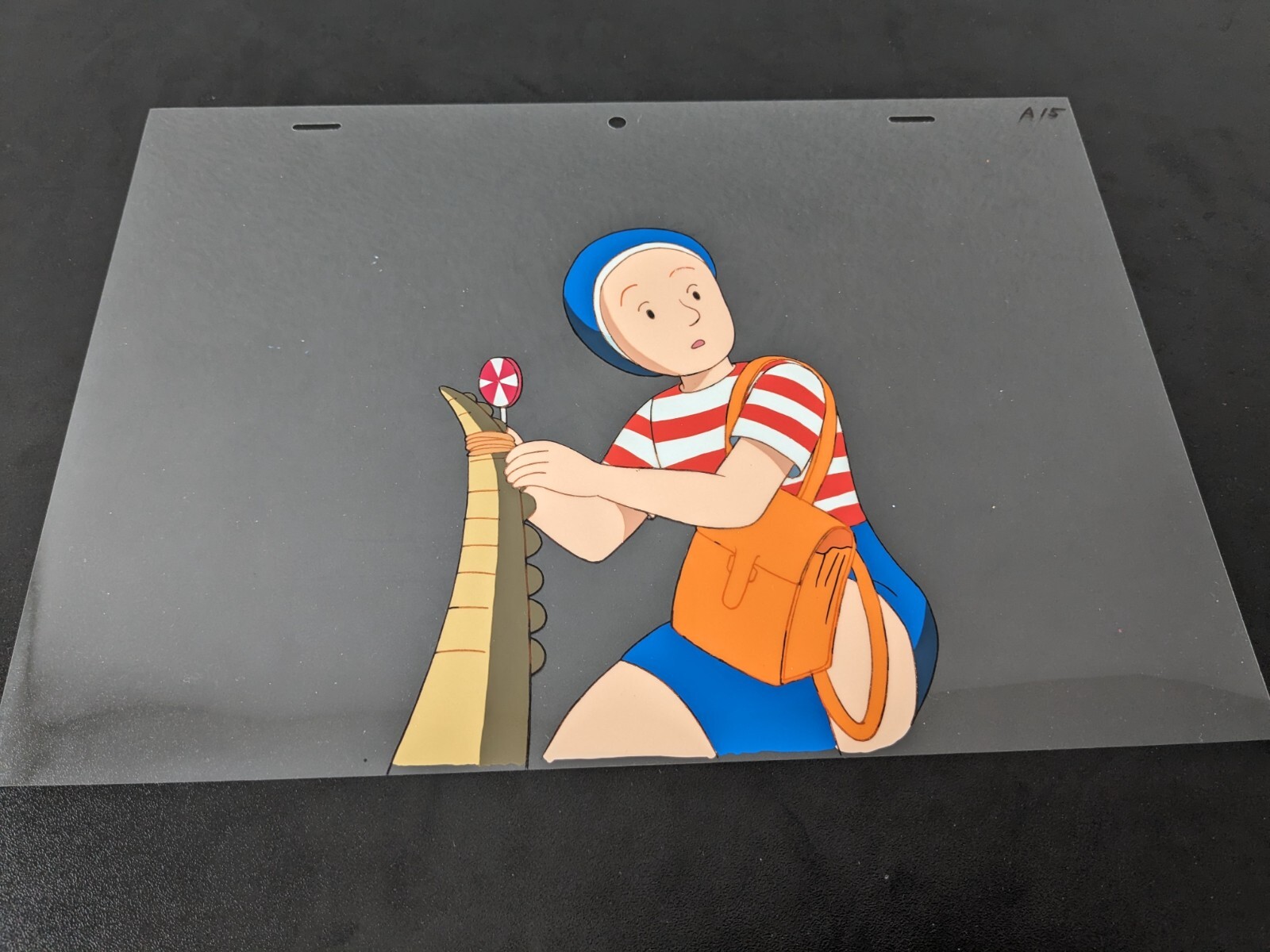 MY FATHER’S DRAGON/ELMER NO BŌKEN Crocodile Lot 5 PRODUCTION CELS + PENCILS