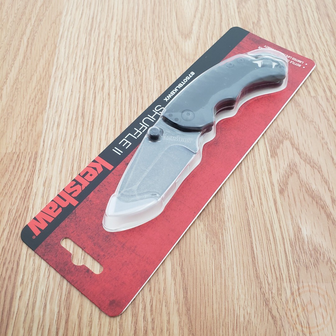 Kershaw Shuffle II Folding Knife 2.5″ 8Cr13MoV Steel Blade Black GRN Handle