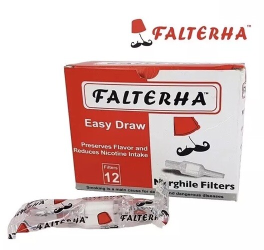 One Case 50boxes 600Filters Hookah, Shisha, Hose Filter,hose tip. Falterha Brand