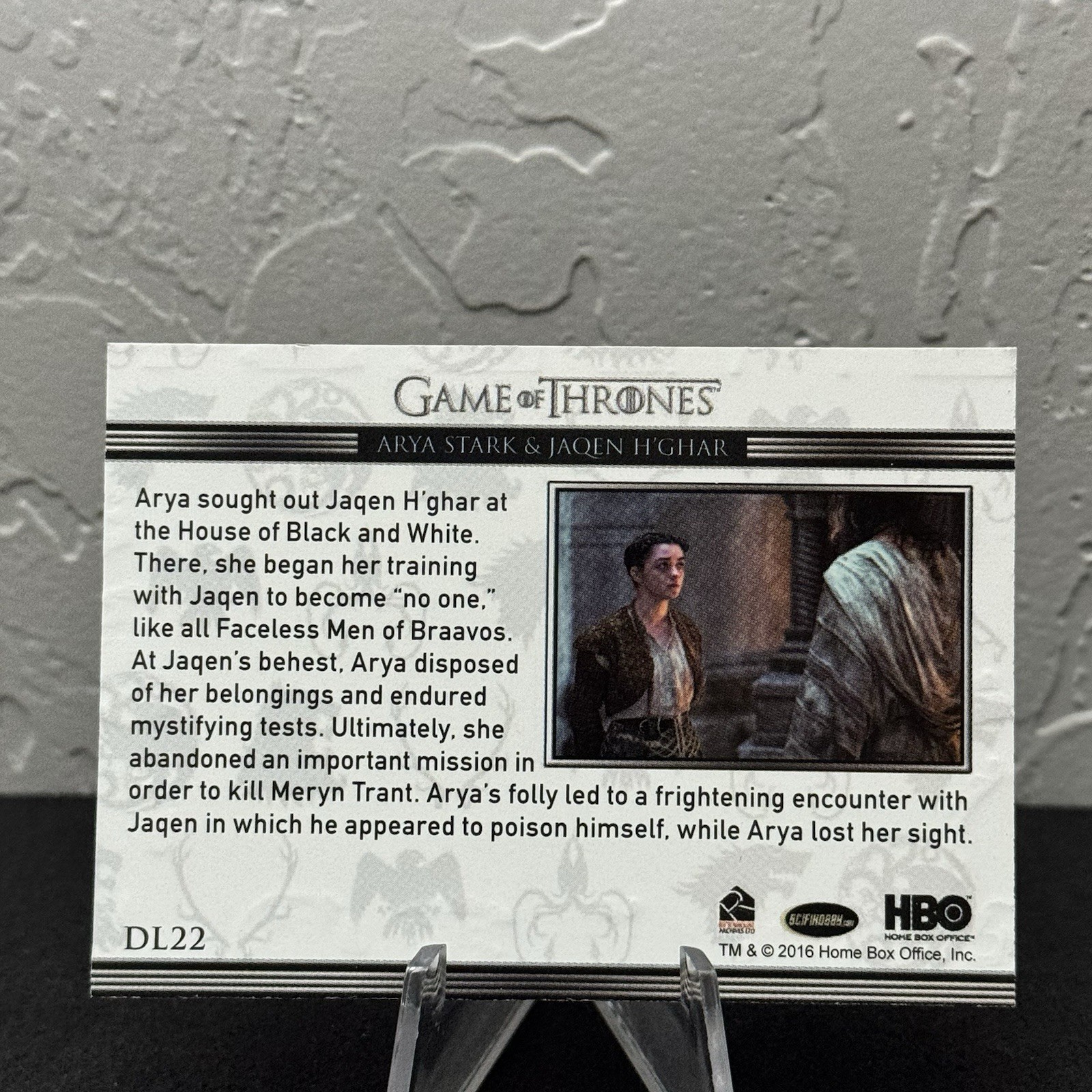2016 Game of Thrones Season 5 Arya Stark & Jaqen H’Ghar #DL22 Relationships 1:24