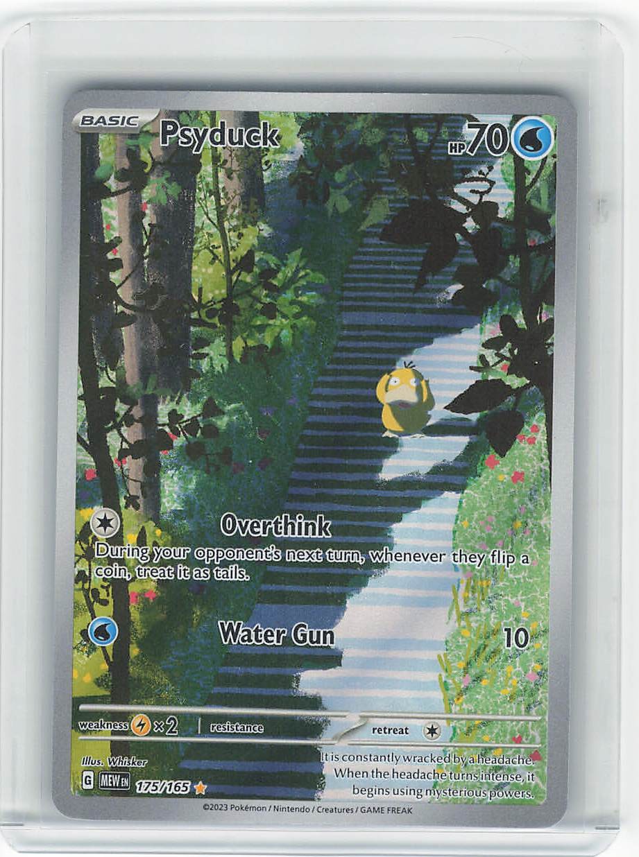 Pokemon TCG Psyduck – Holo Illustration Rare SV: Scarlet & Violet 151 175/165 NM